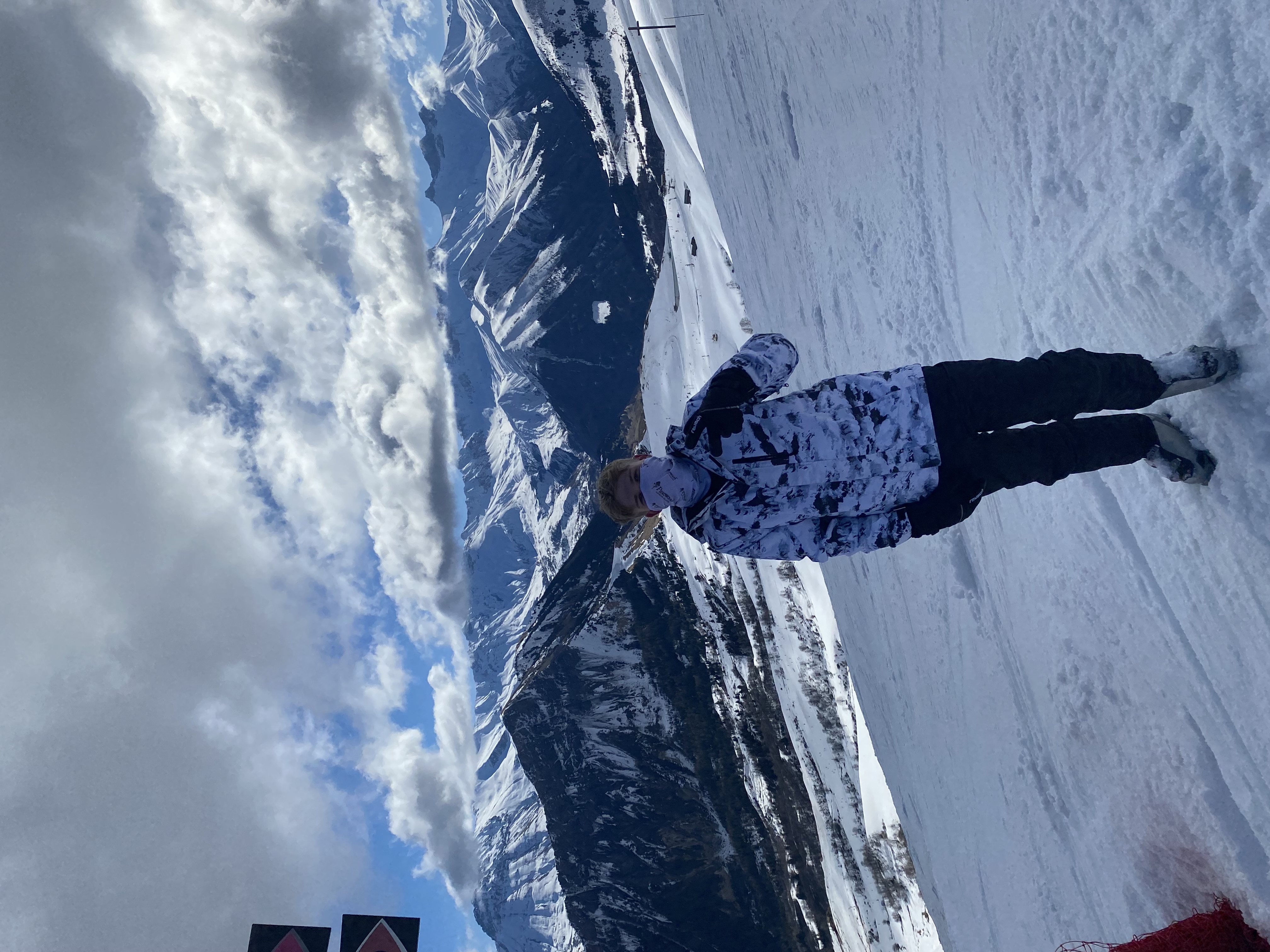 Person working at a cafe